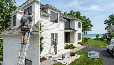 Professional house painters in Cleveland OH providing expert exterior home painting services