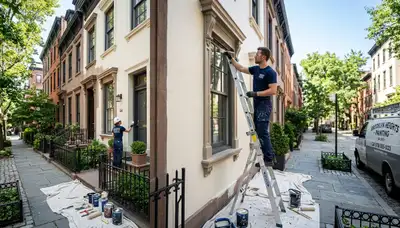Professional house painting service by local painters in Cleveland, OH homes