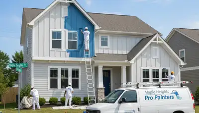 Cleveland, OH house painters providing professional interior and exterior painting services