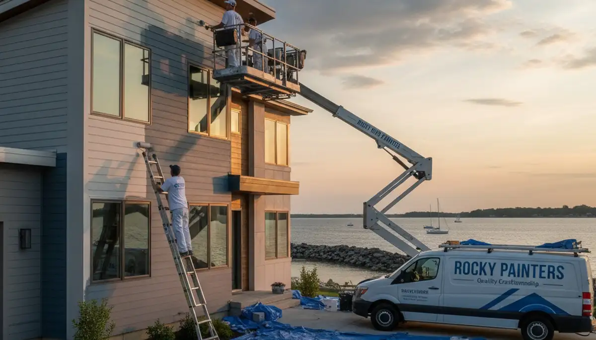 Professional house painters in Cleveland, OH providing exterior and interior painting services