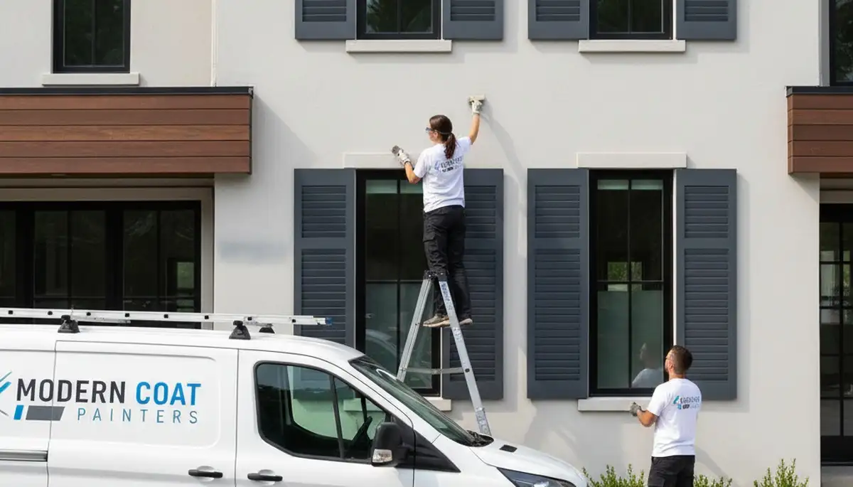 Professional shutter painting and refinishing by expert house painters in Cleveland, OH