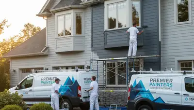 Professional siding painting in Cleveland OH with weather-resistant house paint finish